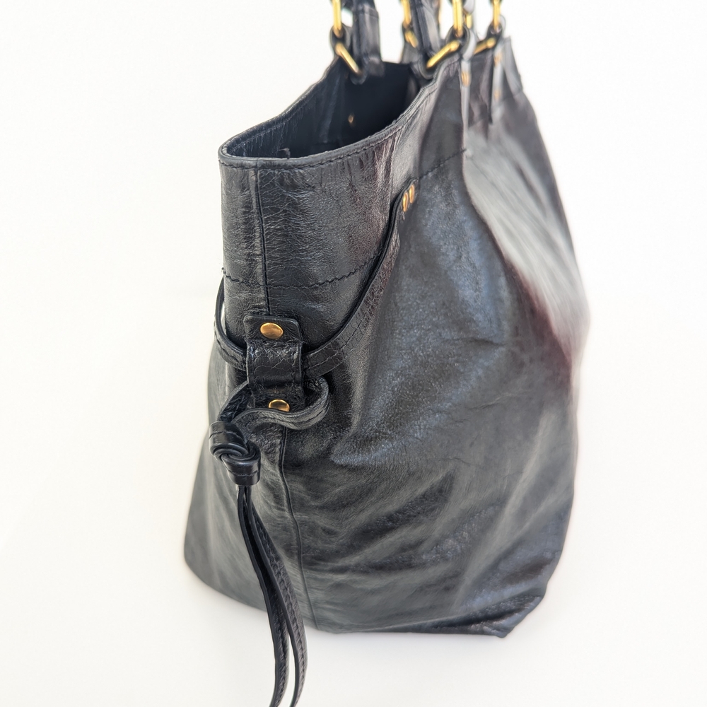 Isabel Marant Wardy crinkled-finish tote bag - Picture 6 of 15